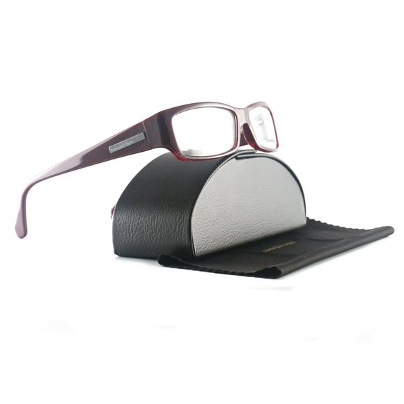 EYEGLASSES FRAME ERMENEGILDO ZEGNA BROWN MEN VZ3556 0T91  Ermenegildo Zegna Rectangular Style Red Frame